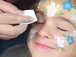 tuto maquillage enfant fée des fleurs