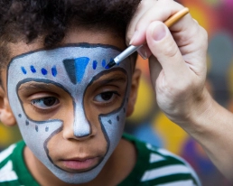 tuto maquillage chevalier enfant