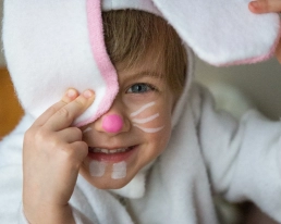 Biologische Schminke für Kinder