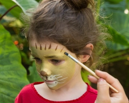 children's lion make-up tutorial