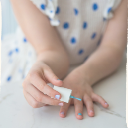 Peelable water-based nail polish