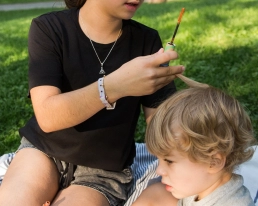 Mascara cheveux pour enfant