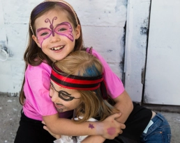 Maquillage enfant papillon