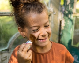 Paillette argent enfant