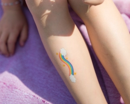 Rainbow tattoo