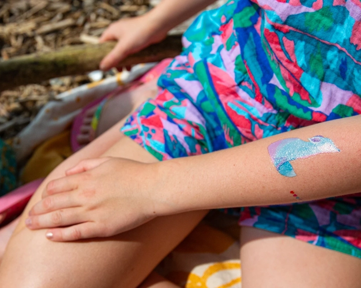 Tatouage renard enfant