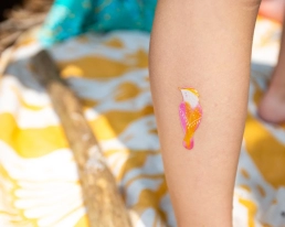 Child bird tattoo