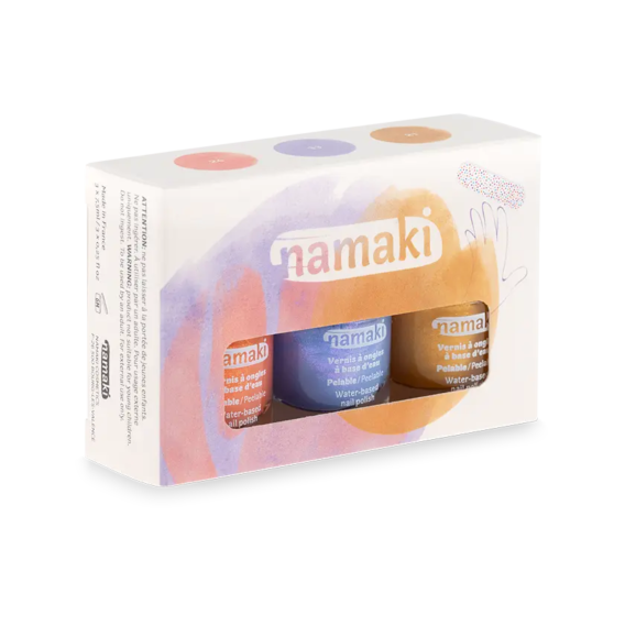Coffret 3 vernis Soleil couchant