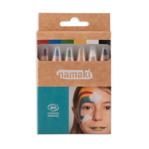 Make-up-Stift 6 Farben Regenbogen