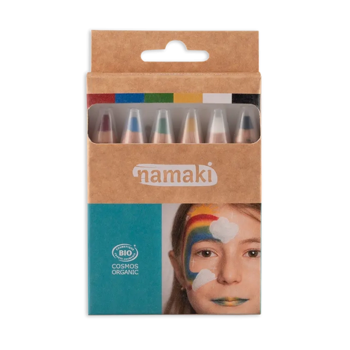 Make-up-Stift 6 Farben Regenbogen