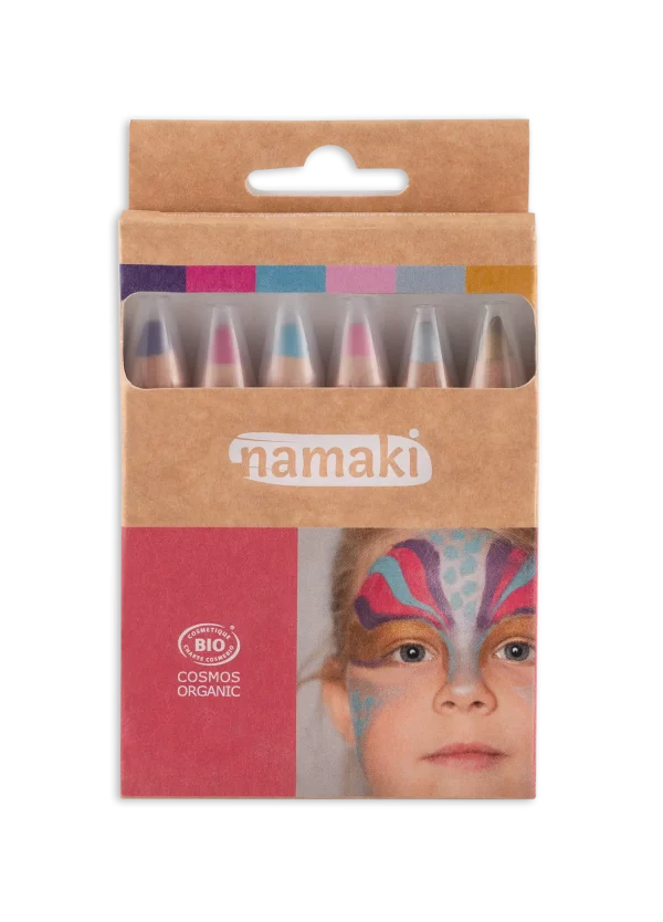 Crayon de maquillage 6 couleurs • Mondes Enchantés - Namaki Cosmetics