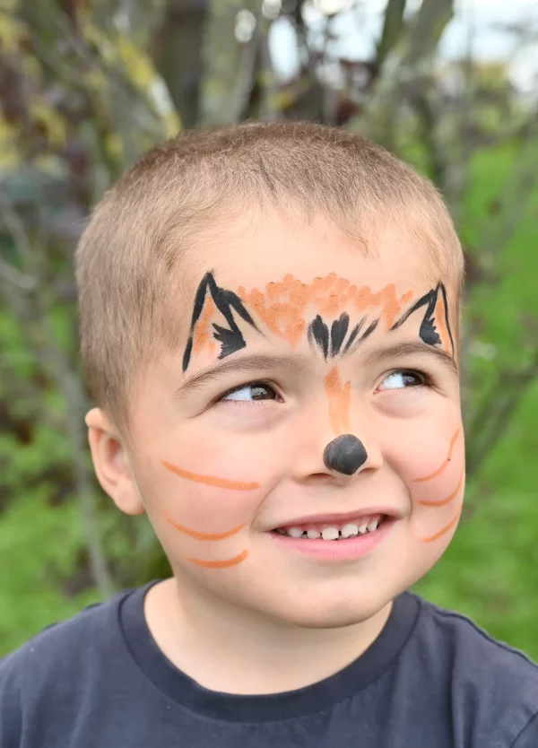 maquillage renard pour enfant