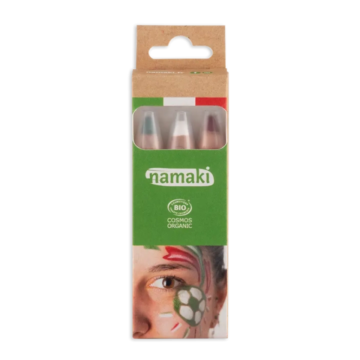 Crayon de maquillage Supporter Vert - blanc - rouge