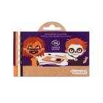 3-color makeup palette - Pumpkin & Skeleton