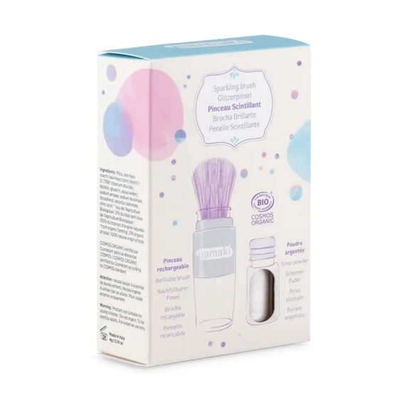 Glitter Powder & Silver Magic Brush