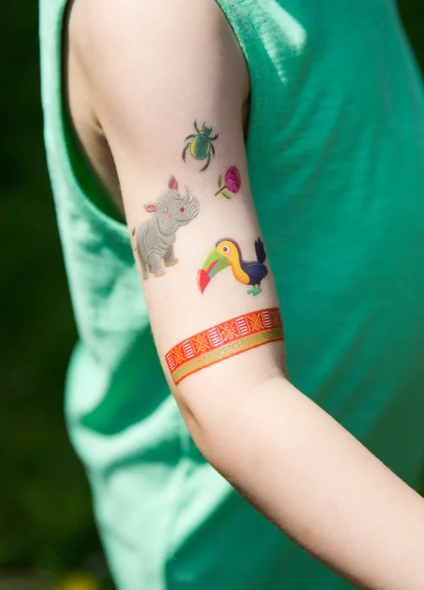tatouage éphémère animaux enfant