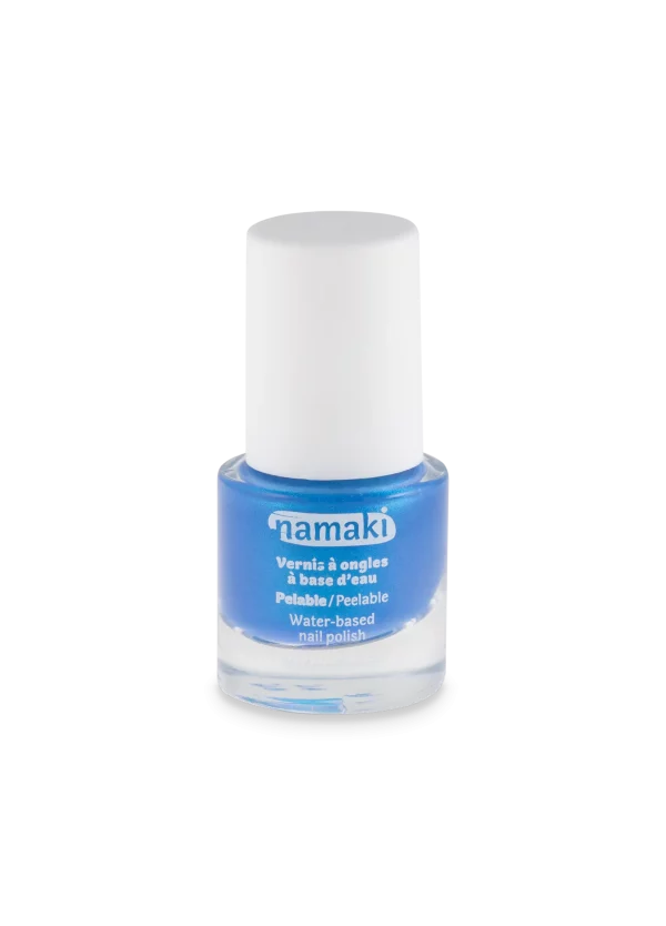 water-based nail polish peelable child electric blue