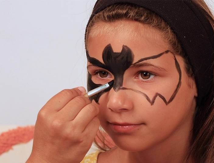 Tuto maquillage Batman par Namaki