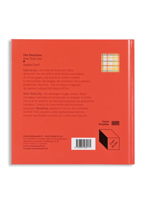 Book Piet Mondrian arriere