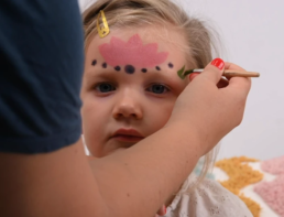 children's fairy makeup tutorial step 3