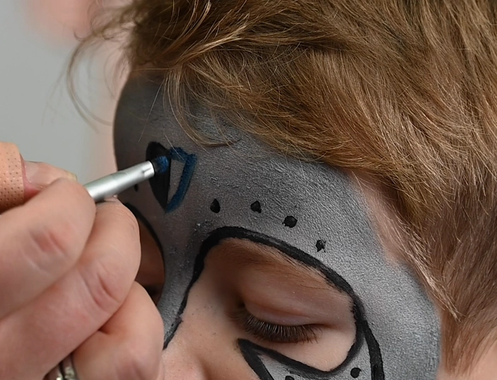 children's knight makeup tutorial