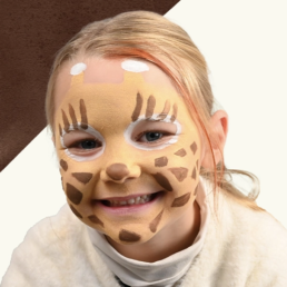 children's giraffe make-up tutorial