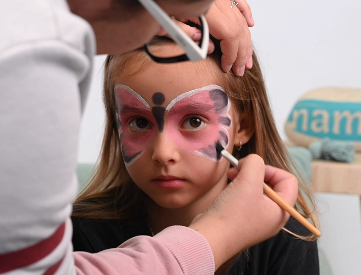 children's butterfly make-up tutorial