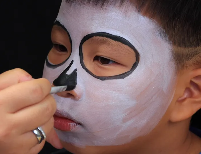 Halloween skeleton makeup tutorial