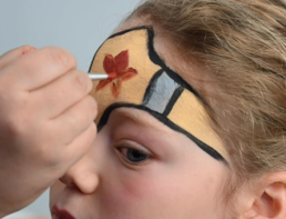 children's wonderwoman make-up tutorial