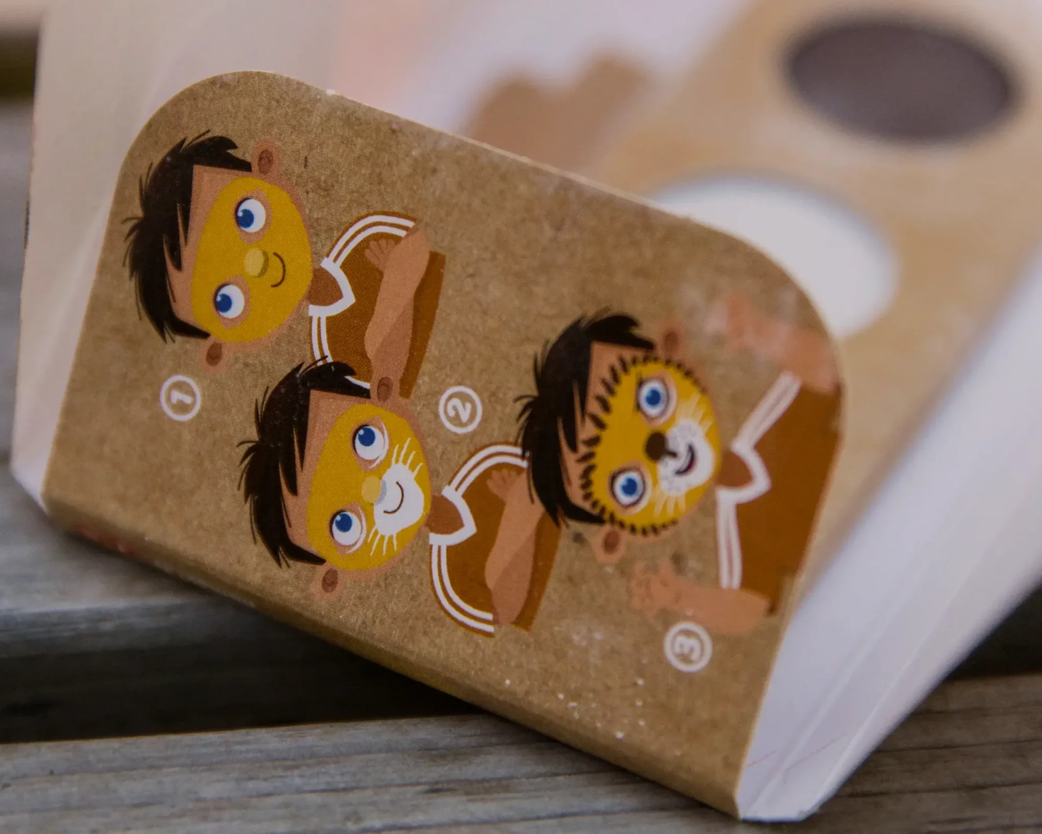 3-Farben-Make-up-Palette für Kinder bio