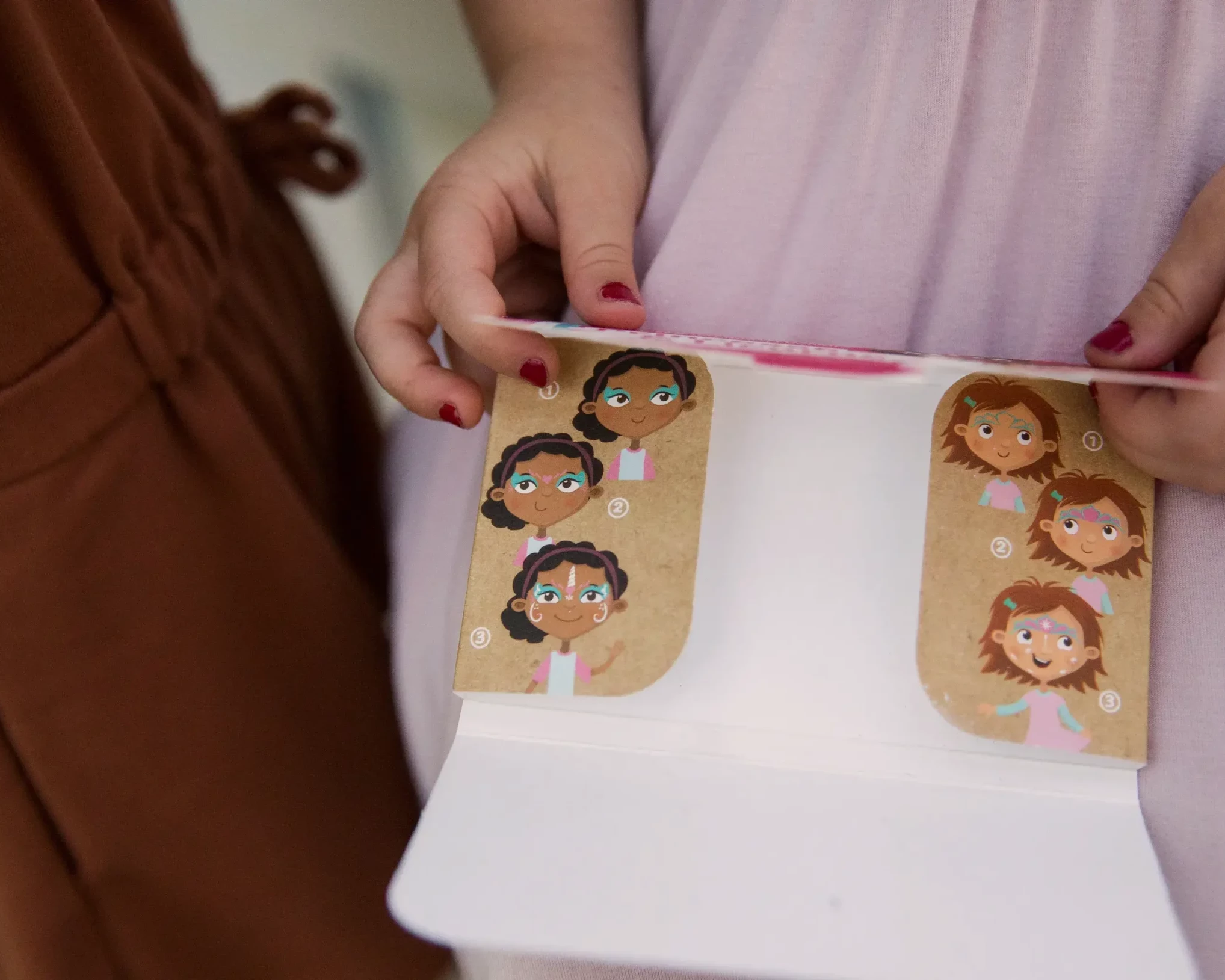 3-Farben-Make-up-Palette für Kinder bio