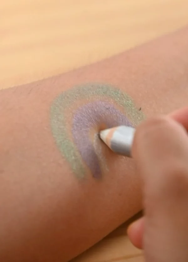 glitter make-up pencil for children