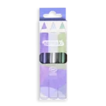 Crayons de maquillage Pailletés • Jumbo | Violet-Argent-Vert