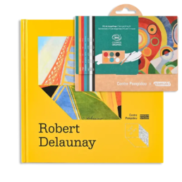 livre Delaunay, la Tour Eiffel et palette maquillage