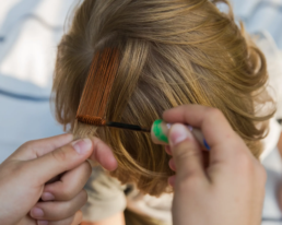 mascara cheveux orange pour enfant