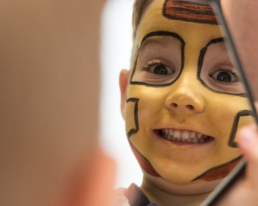 maquillage de super-heros enfant