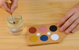 children's make-up palette