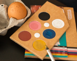 organic children's make-up palette