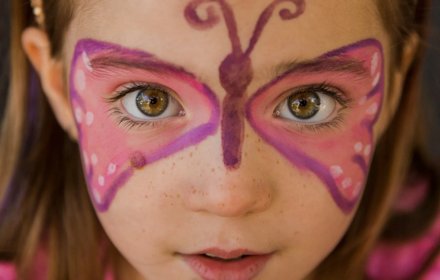 Maquillage enfant papillon