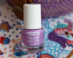 mauve peelable water-based nail polish