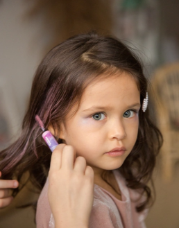 mascara rose pour enfants