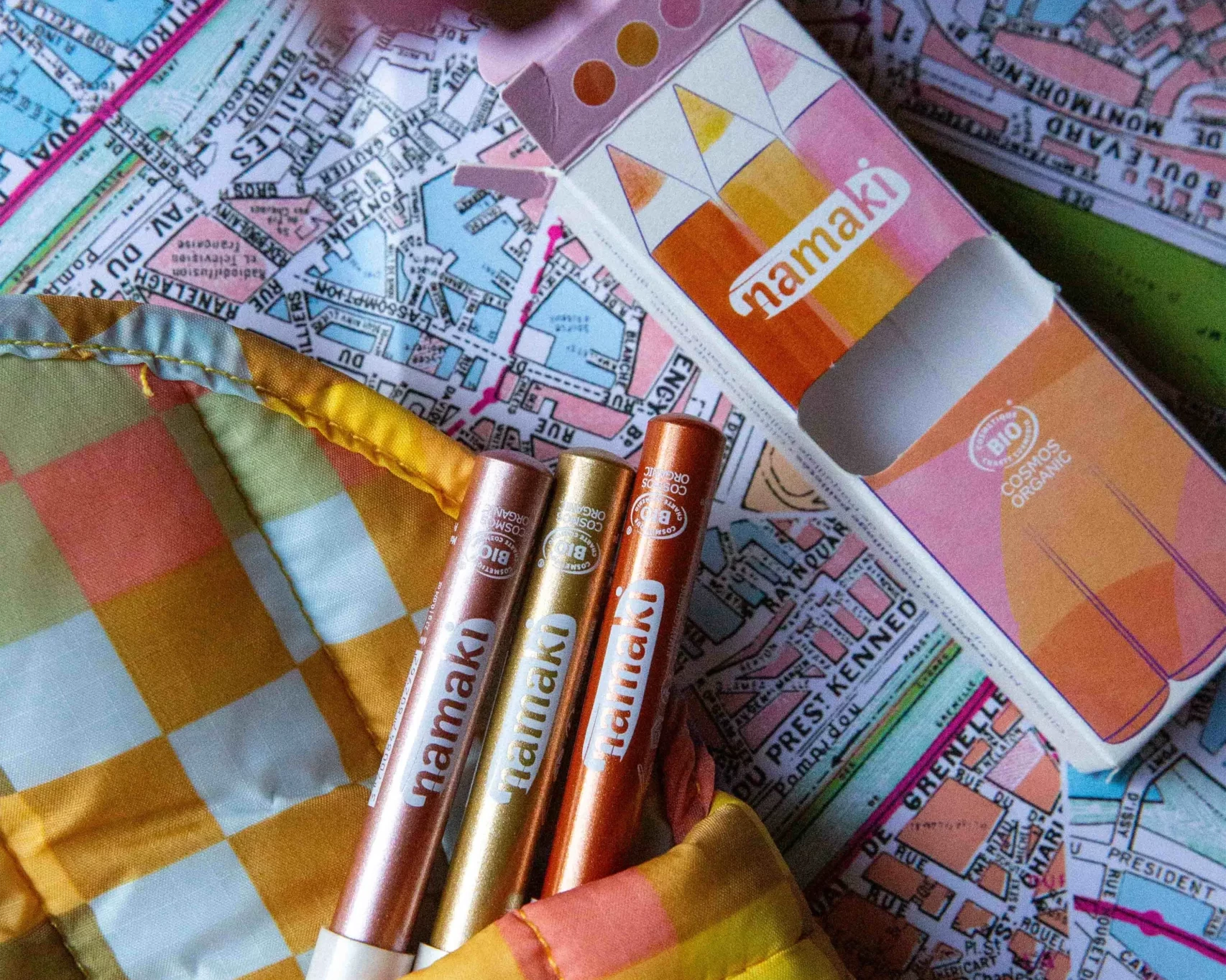 crayons de maquillage pailletés pour enfants