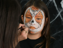 Tutorial Schmetterling Schminken Halloween Kind