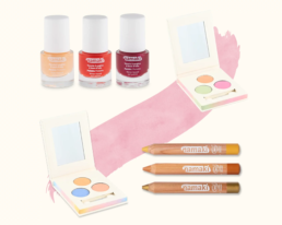 assortiments produits maquillage enfants