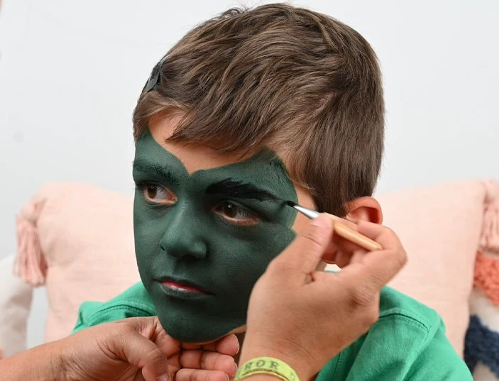 tuto maquillage enfant dragon