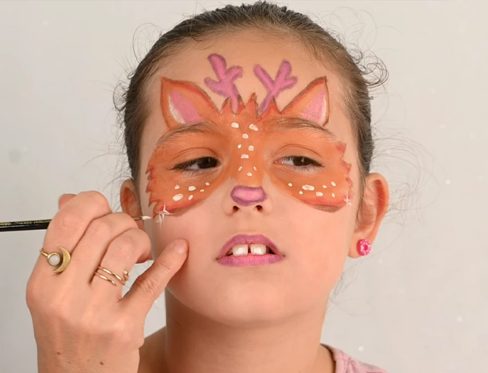 tuto maquillage faon enfant