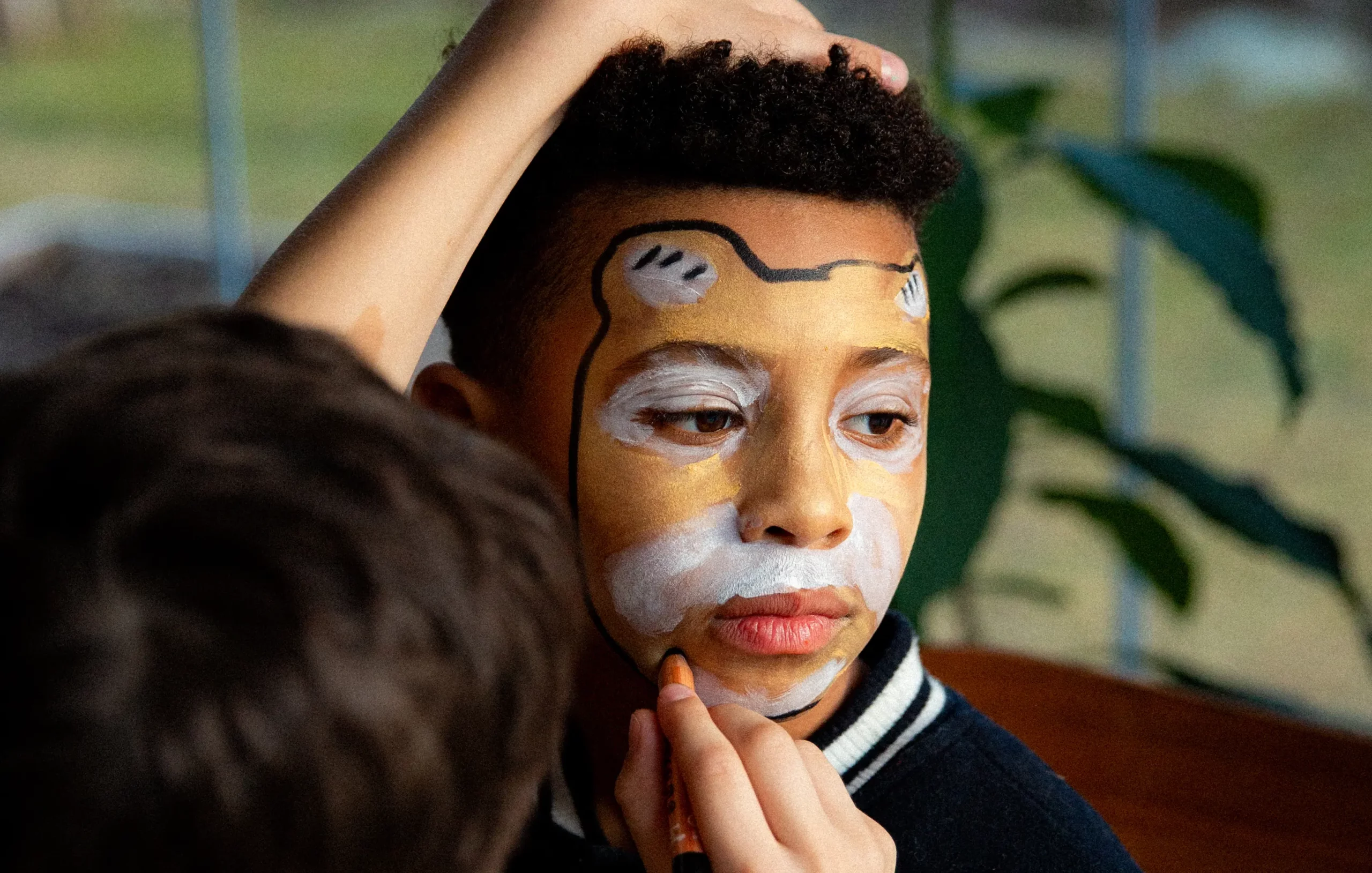maquillage léopard pour enfants