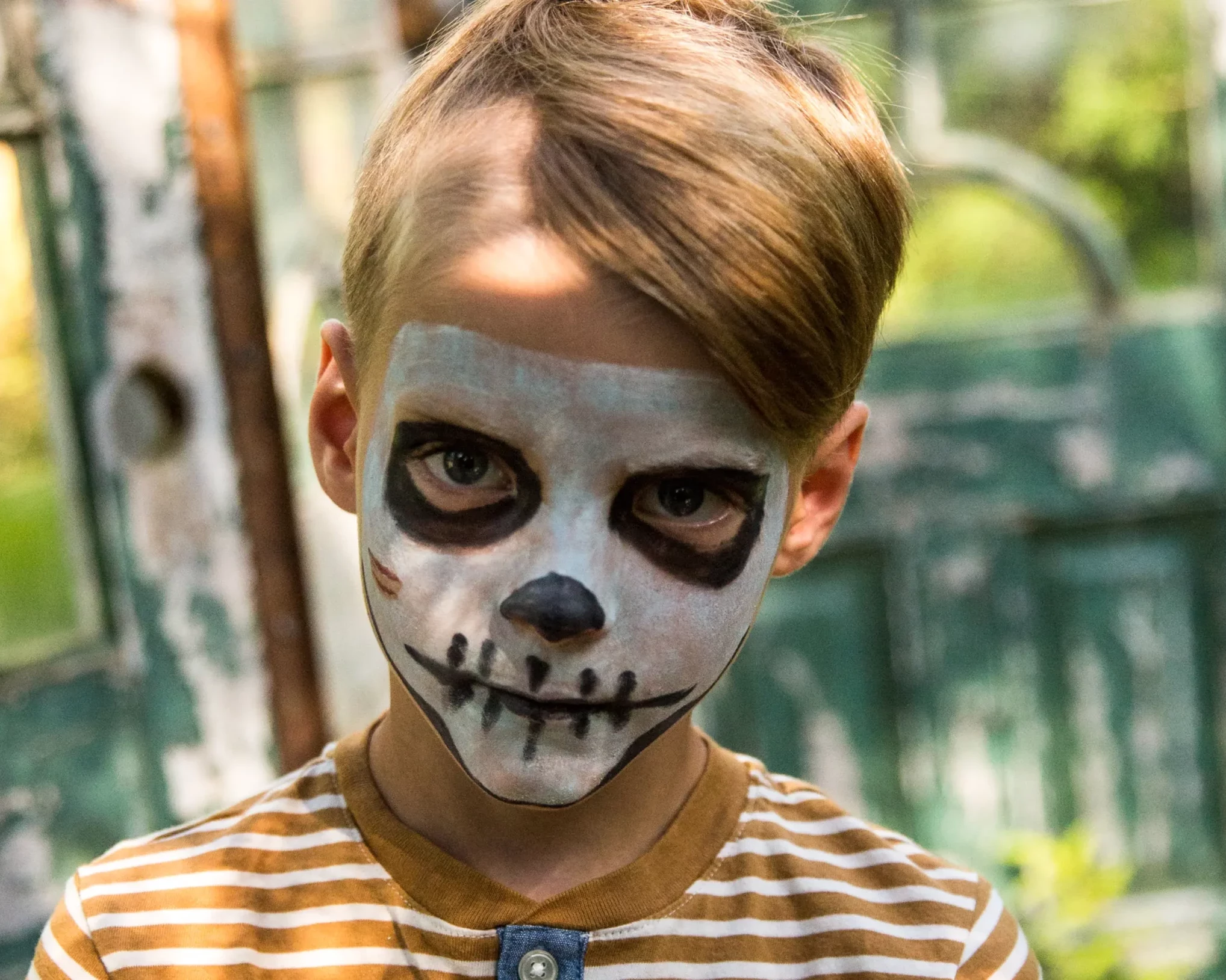 maquillage squelette Halloween