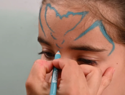 tutorial schminken sirene kind