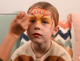 tutorial schminken drache kind